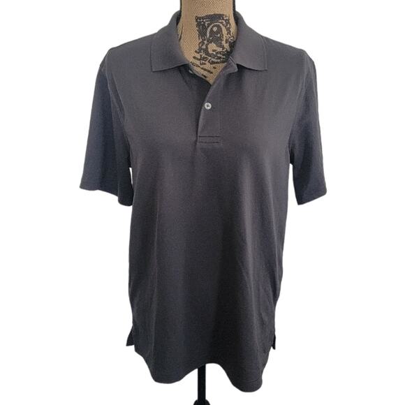 Small grey Lands End Outfitters short sleeve polo excellent condition - Picture 1 of 4